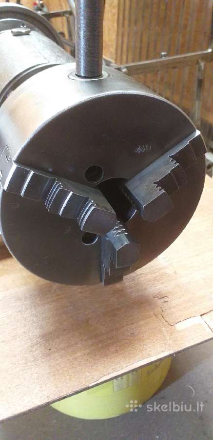 Metalo tekinimo stakles su 160 mm griebtuvu - nuotraukos Nr. 5