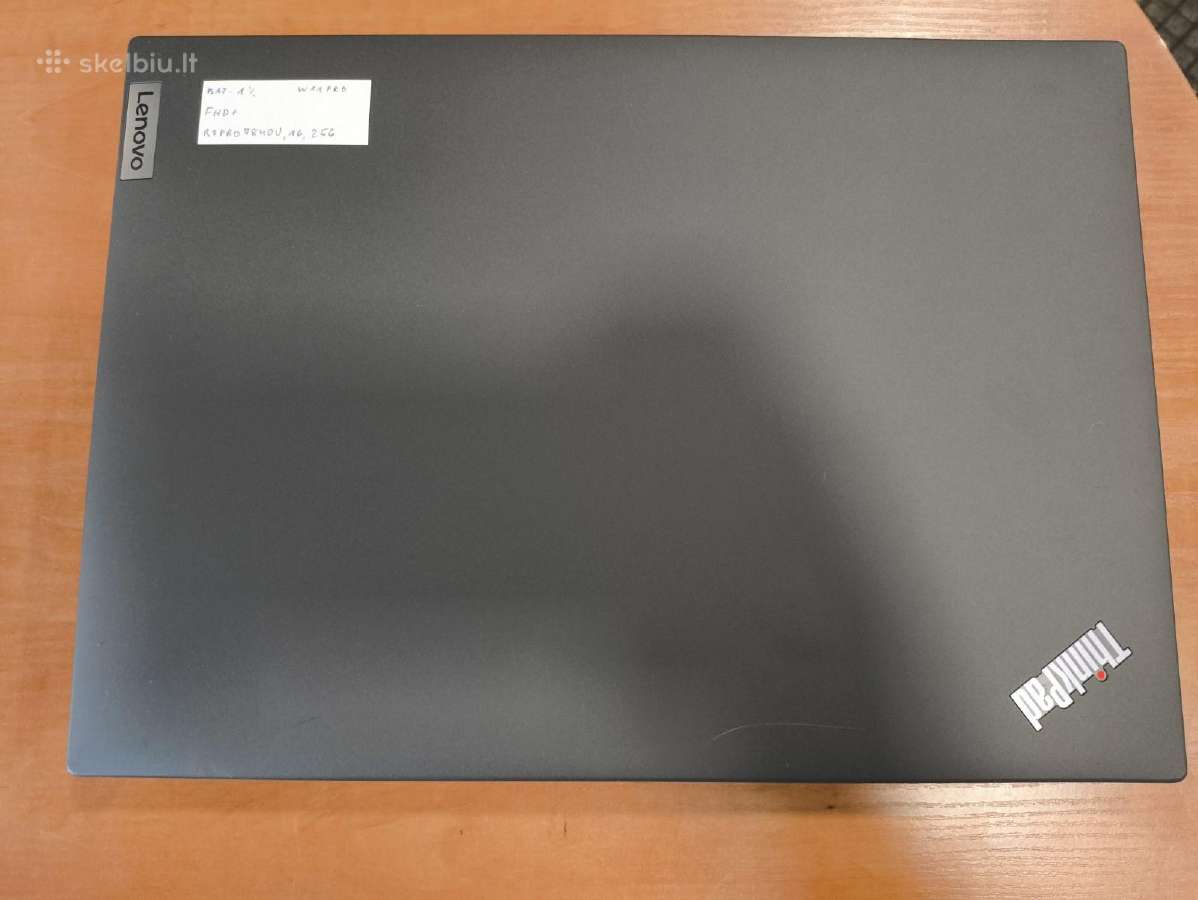 Thinkpad T14 Gen 4 Ryzen 7 7840u 16gb 256gb 1% - nuotraukos Nr. 3
