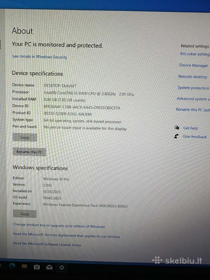 Lenovo M920z all in one - nuotraukos Nr. 3