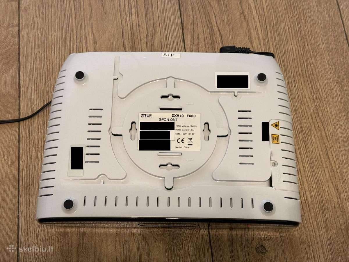 Zte Zxa10 F660 Gpon maršrutizatorius - nuotraukos Nr. 7