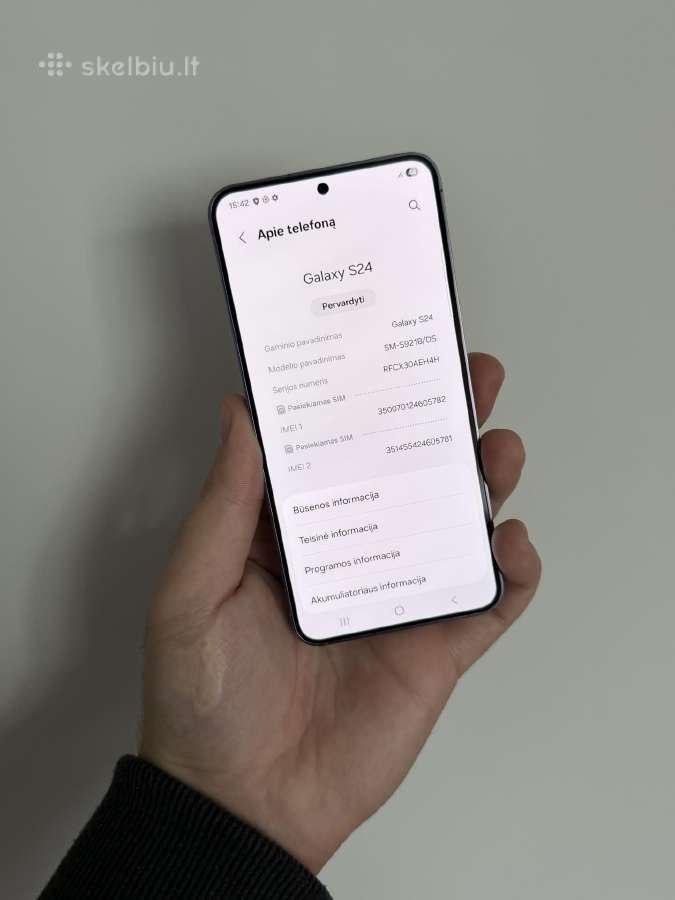 Samsung S24 256 GB - nuotraukos Nr. 4