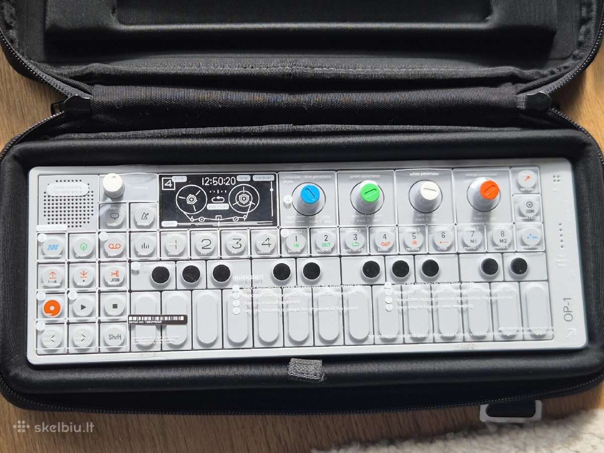 Teenage Engineering Op1 Rev. 2 + originalus dėkla - nuotraukos Nr. 8