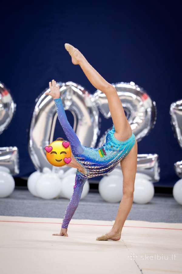 Meninės gimnastikos kostiumėlis 128–134 cm - nuotraukos Nr. 5