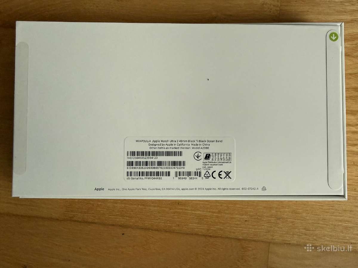 Idealios būklės Applewatch Ultra2 - nuotraukos Nr. 5