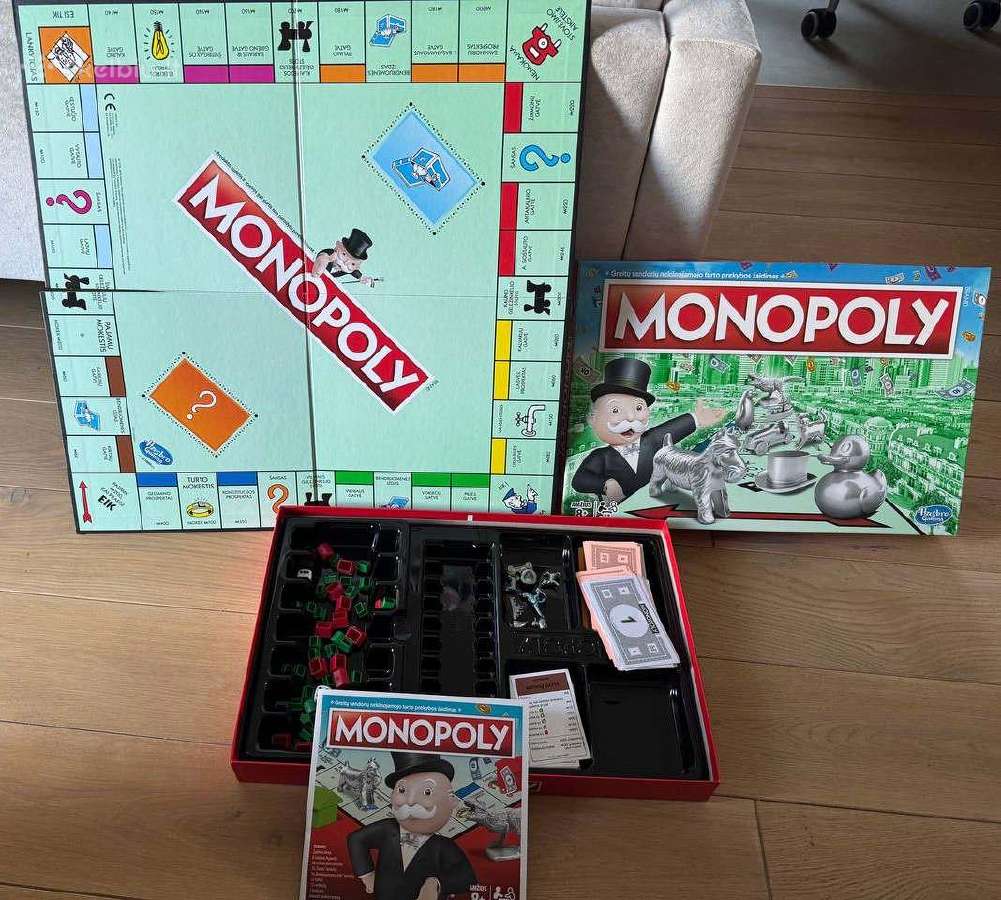 Monopolis: Lietuva, Hasbro, pilnas komplektas - nuotraukos Nr. 2