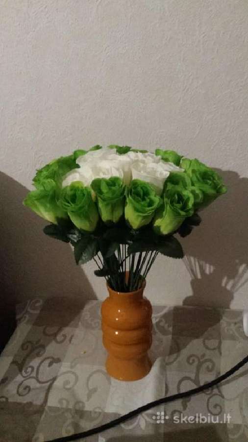 Dirbtinu roziu puokste. Nesiunciu! 27 rozes - nuotraukos Nr. 5