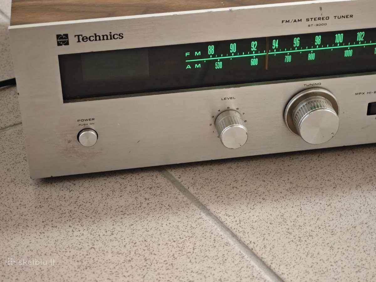 Technics st 3000 Fm am senovinis tuneris - nuotraukos Nr. 2