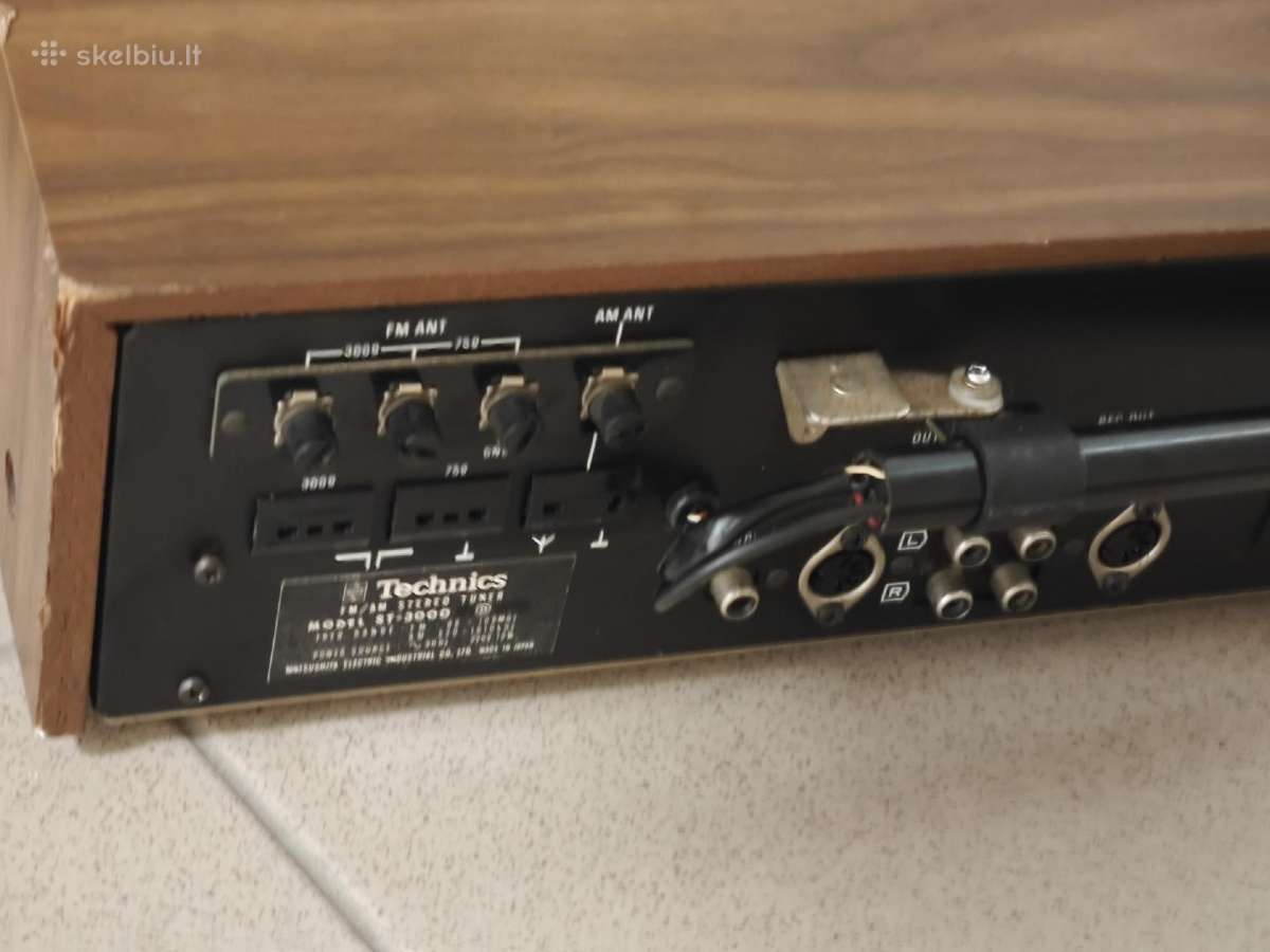 Technics st 3000 Fm am senovinis tuneris - nuotraukos Nr. 4