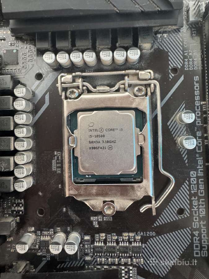 Intel i5-10500 + Gigabyte Z490 Ud + Intel cooler - nuotraukos Nr. 2