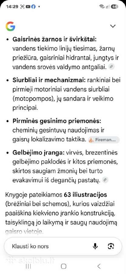 Gaisrinis įrankis - nuotraukos Nr. 6