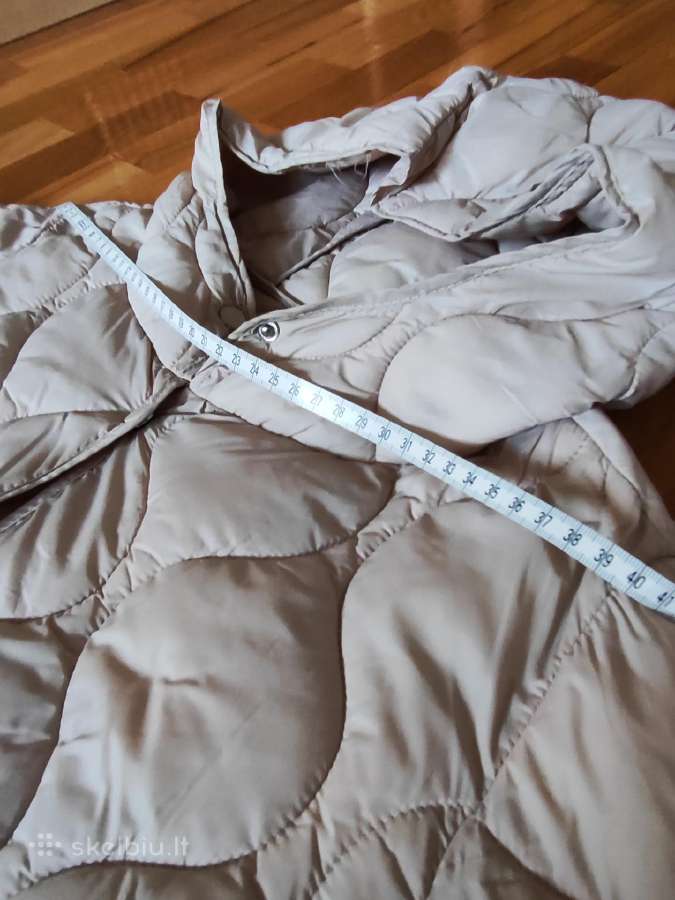 Dygsniuotas rudeninis paltas/striukė - nuotraukos Nr. 6