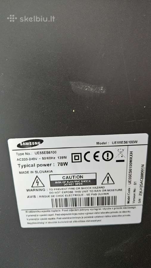 Samsung 55" Full HD LED Televizorius - nuotraukos Nr. 2