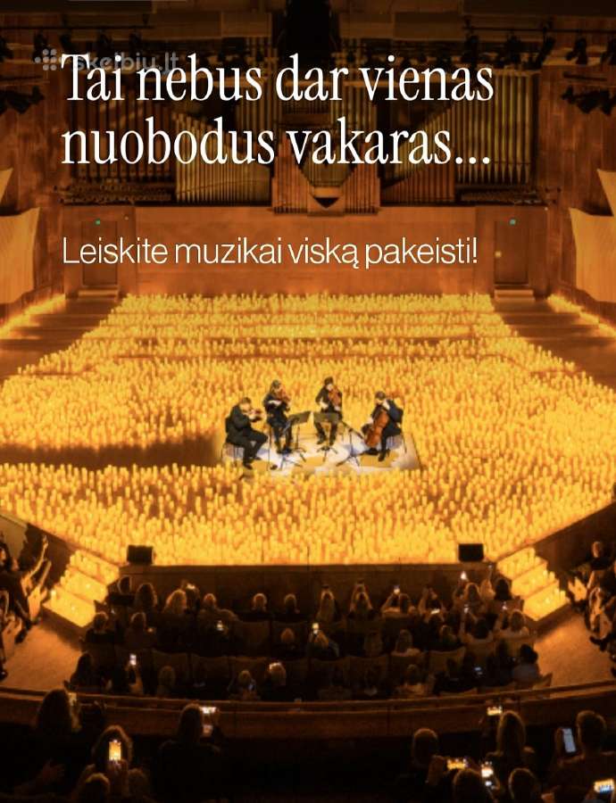 Parduodu 2 bilietus į koncertą Vilniaus rotušėje - nuotraukos Nr. 2