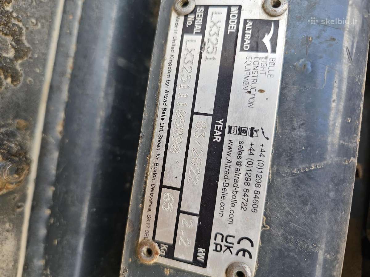 Vibro plokštė Belle Lx3251 65kg - nuotraukos Nr. 6