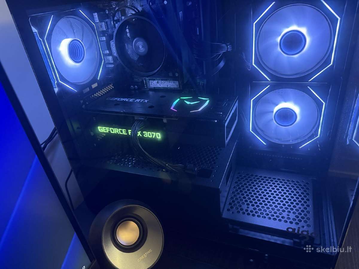 Rtx 3070 + 240hz Aoc Monitorius Pilnas Gaming Set - nuotraukos Nr. 3
