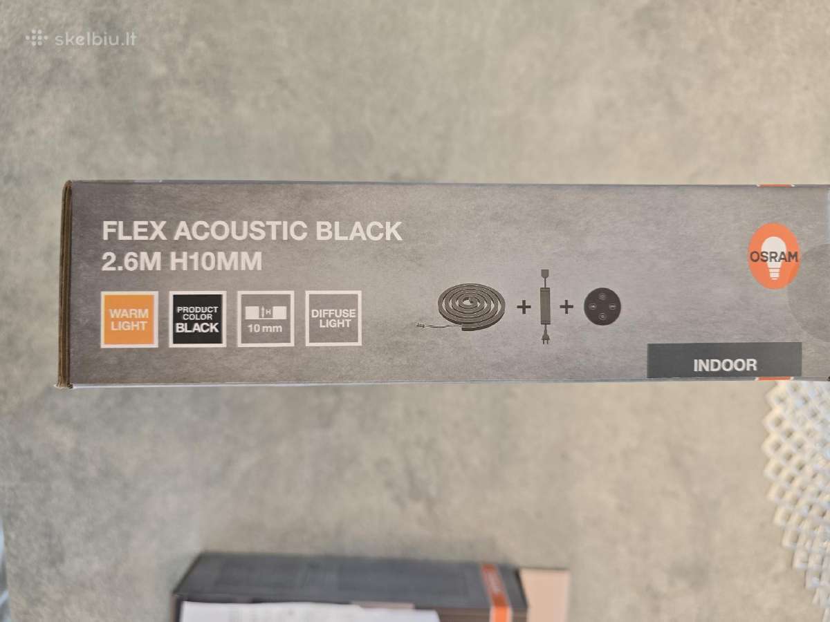 Osram flex acoustic black LED dekoras - nuotraukos Nr. 3
