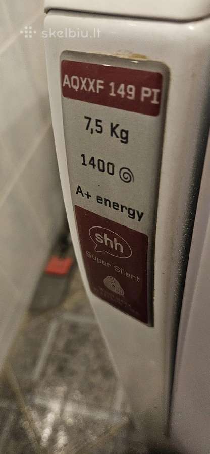 Hotpoint 7,5kg.1400 aps. - nuotraukos Nr. 2