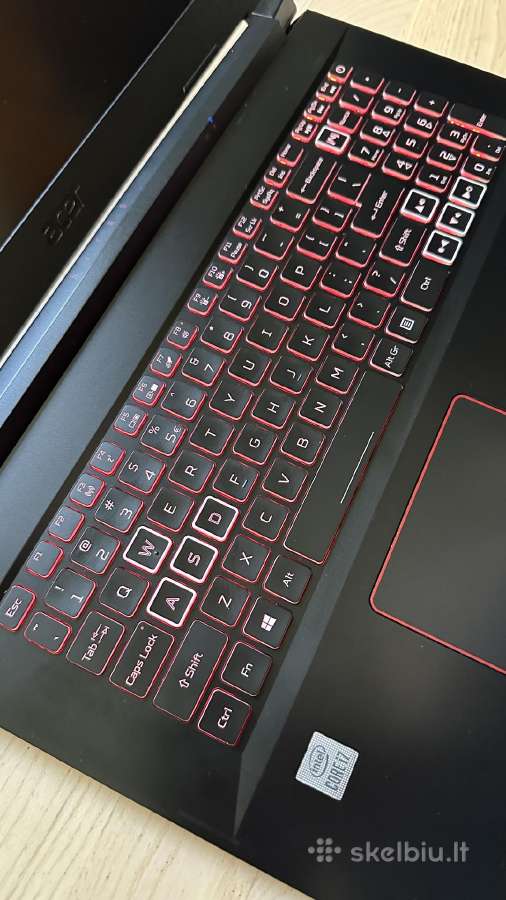 Acer Nitro 5 i7 10th 16ram 6gpu - nuotraukos Nr. 4