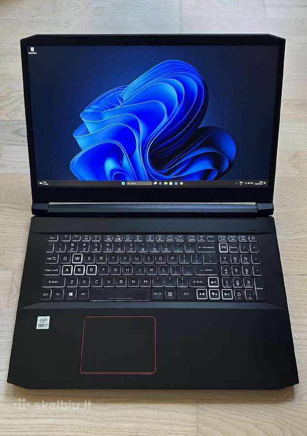 Acer Nitro 5 i7 10th 16ram 6gpu - nuotraukos Nr. 5