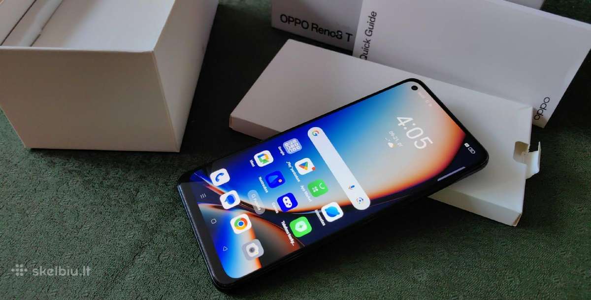 Oppo Reno 8t 16/128gb komplkt dezut - nuotraukos Nr. 2