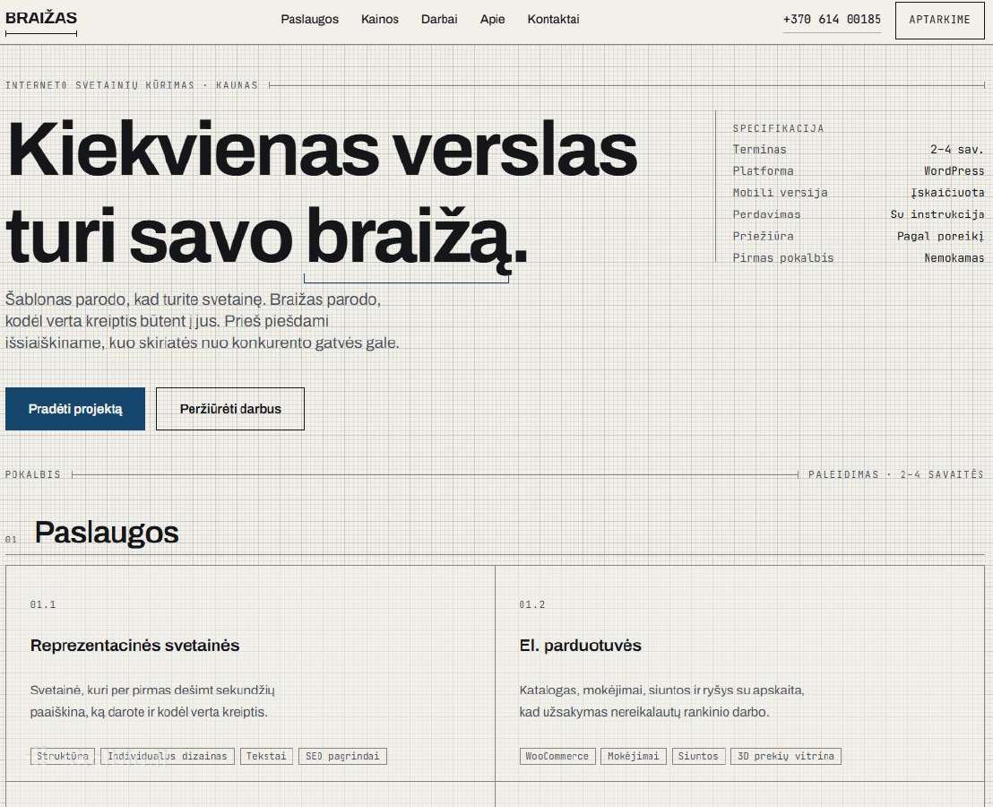 Interneto svetainės kūrimas – be rūpesčių - nuotraukos Nr. 5