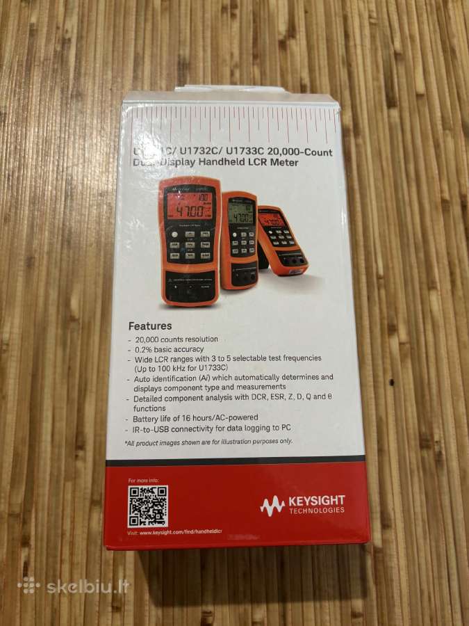 Keysight U1733c profesionalus Lcr/rlc testeris - nuotraukos Nr. 3