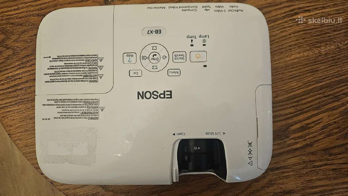 Epson Eb-x7 3lcd projektorius - nuotraukos Nr. 2