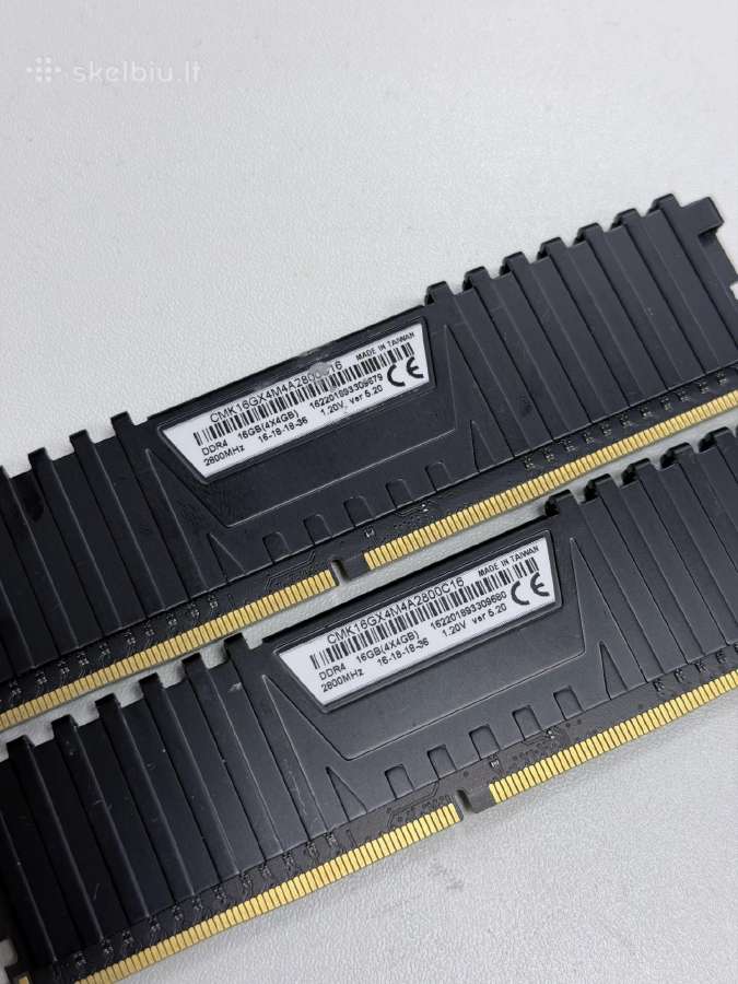 Corsair Vengeance Lpx 8gb (2x4gb) Ddr4 2800mhz - nuotraukos Nr. 3