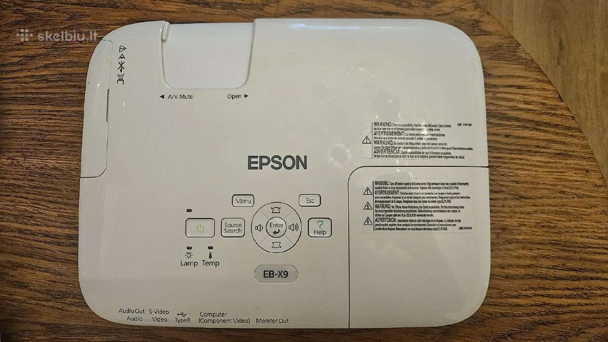 Epson Eb-x9 3lcd projektorius - nuotraukos Nr. 2