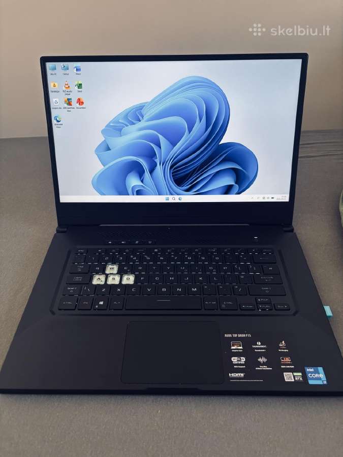 Asus Tuf Dash F15 Gaming i7-11370h Rtx 3060 - nuotraukos Nr. 2