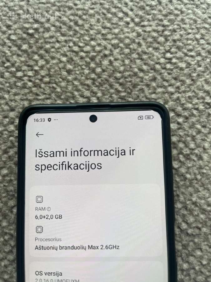 Xiaomi Redmi Note 12 Pro 5G 128gb - nuotraukos Nr. 4