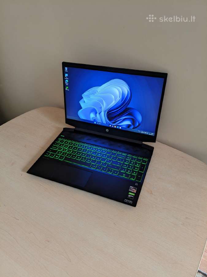 Hp Gaming 15 / Ryzen 5 5600h / Gtx 1650 / 144hz - nuotraukos Nr. 3