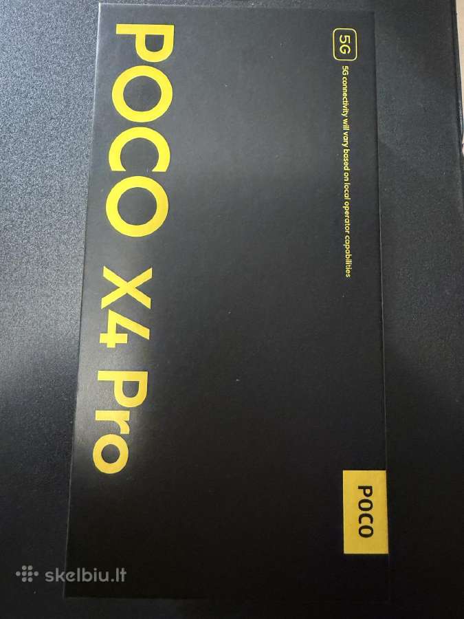 Poco X4 Pro 5G 8gb RAM 256gb Rom Geltonas - nuotraukos Nr. 7