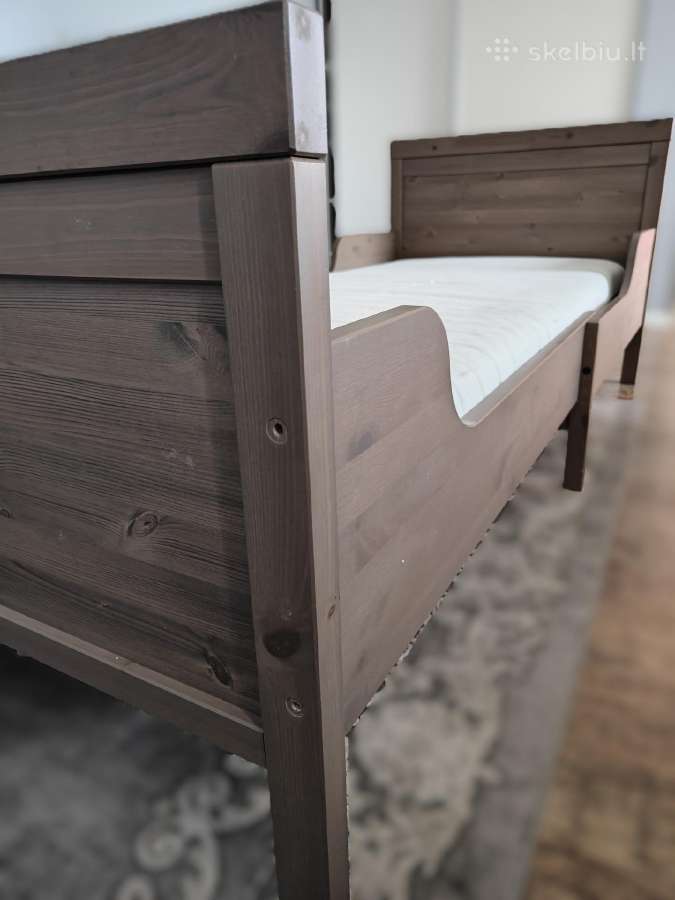 Ikea lova Sundvik su čiužiniu reguliuojama 80x200 - nuotraukos Nr. 3