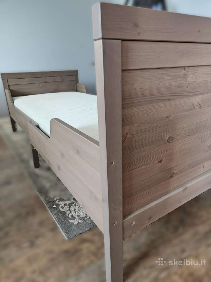 Ikea lova Sundvik su čiužiniu reguliuojama 80x200 - nuotraukos Nr. 2