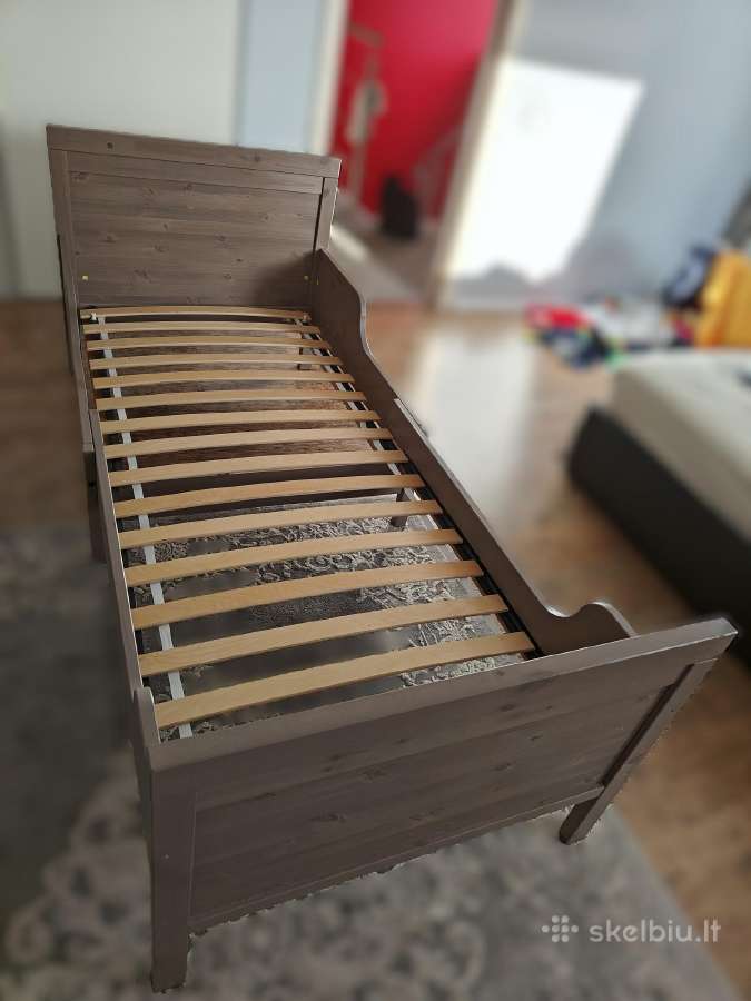 Ikea lova Sundvik su čiužiniu reguliuojama 80x200 - nuotraukos Nr. 4