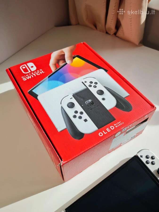 Nintendo Switch Oled White – pilnas komplektas - nuotraukos Nr. 3