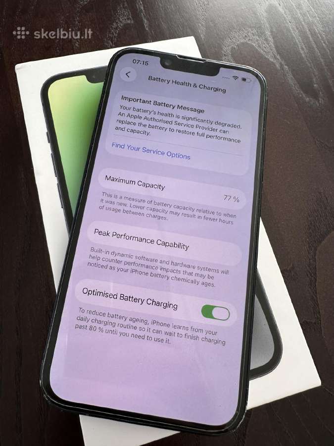 iPhone 14 Midnight - nuotraukos Nr. 7