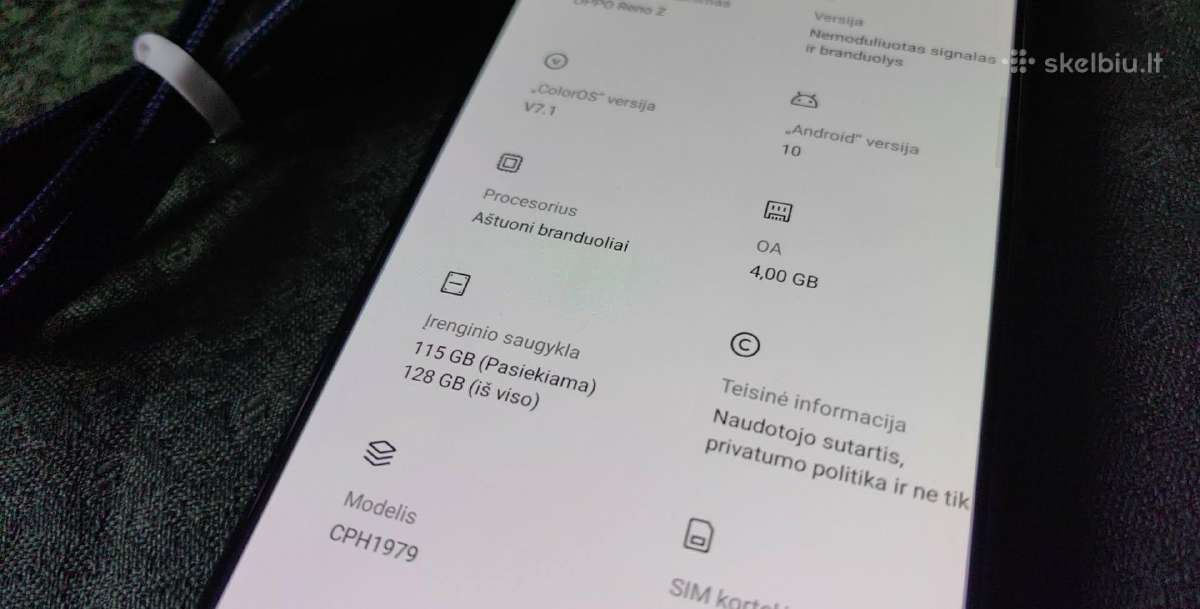 Oppo Reno Z 128gb - nuotraukos Nr. 4