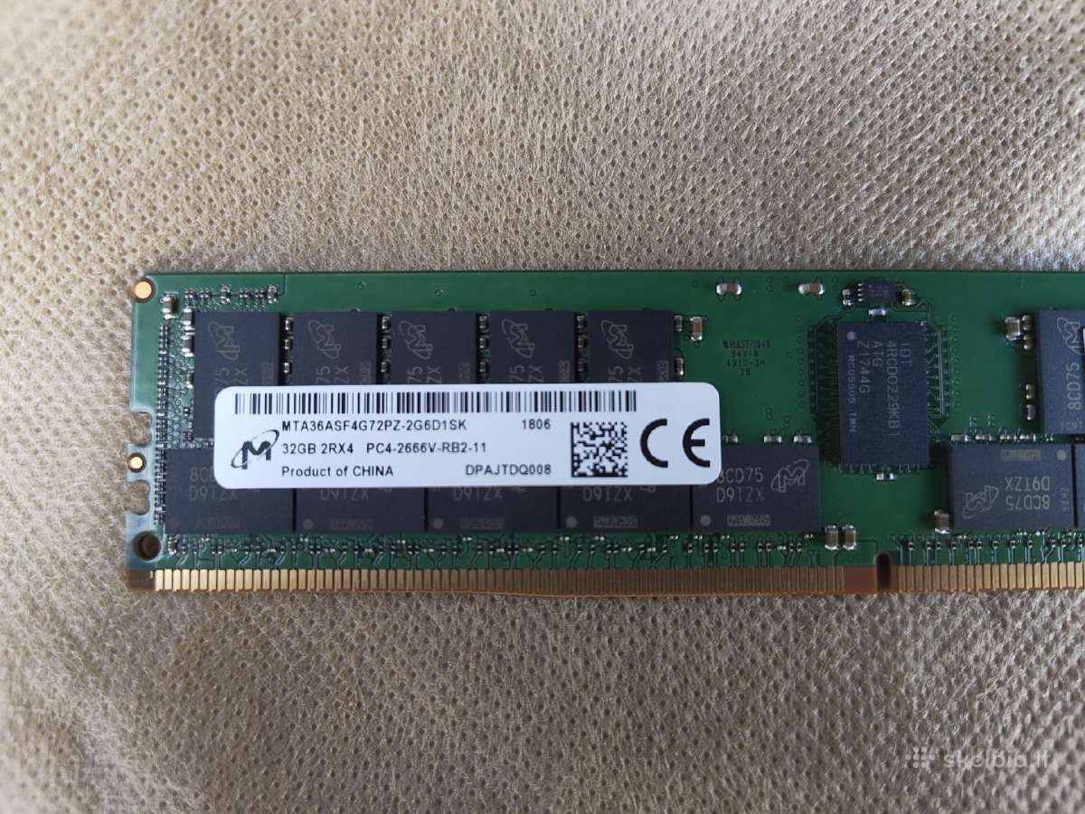 Server Ddr4 RAM 32gb - nuotraukos Nr. 2