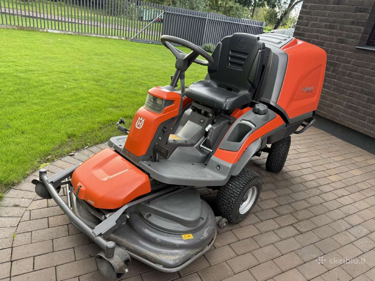 Husqvarna RC 320ts Awd - Rider su bunkeriu - nuotraukos Nr. 2