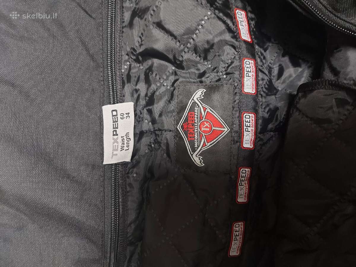 Tekstilines moto kelnes Texpeed 60 dydis - nuotraukos Nr. 5