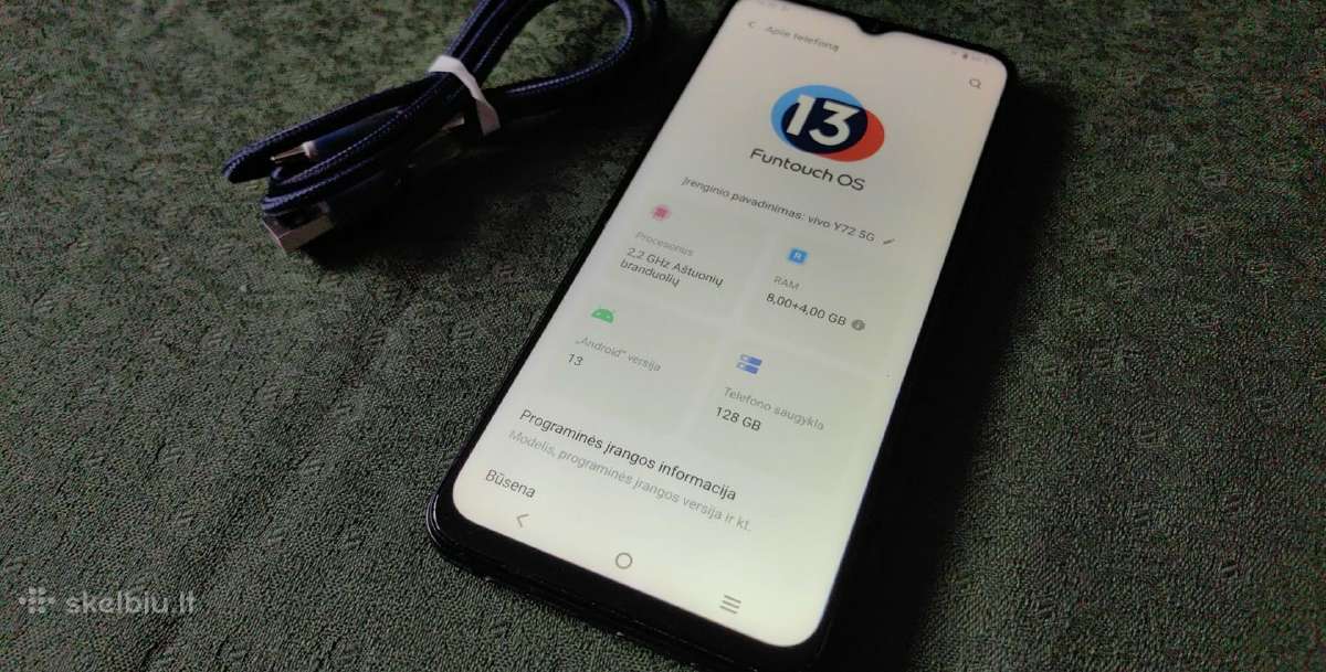 Vivo Y76/72 5G 12/128gb - nuotraukos Nr. 13