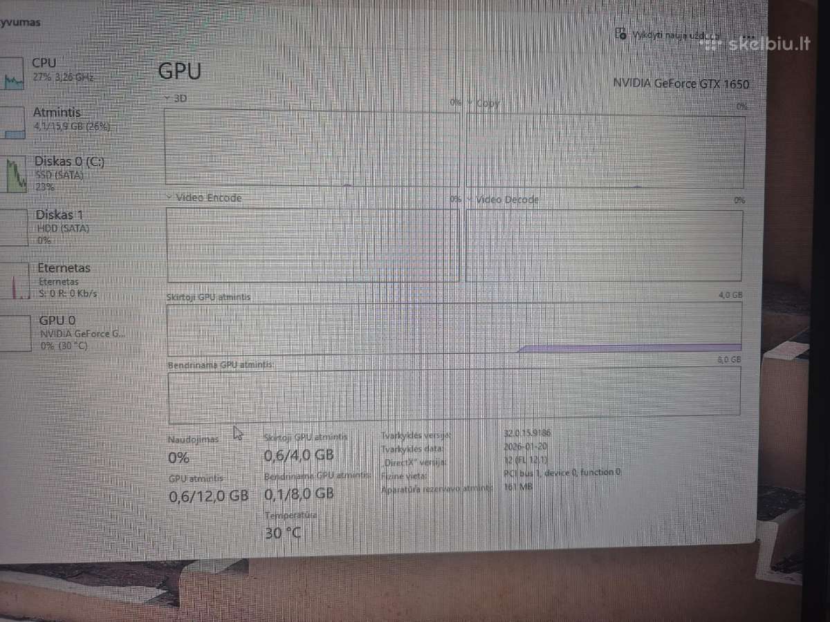 Kompiuteris Gtx 1650 4G, I5-4440, 16gb - nuotraukos Nr. 5