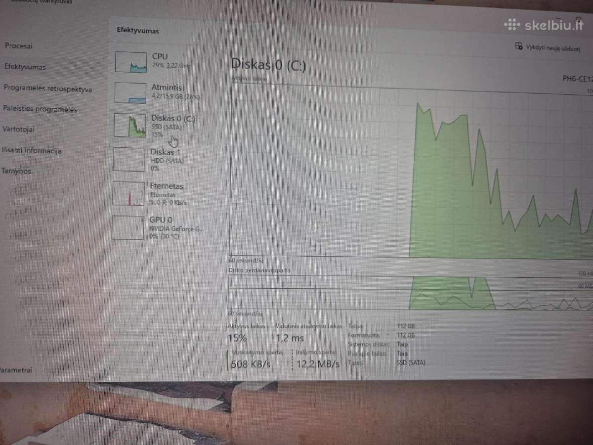 Kompiuteris Gtx 1650 4G, I5-4440, 16gb - nuotraukos Nr. 6