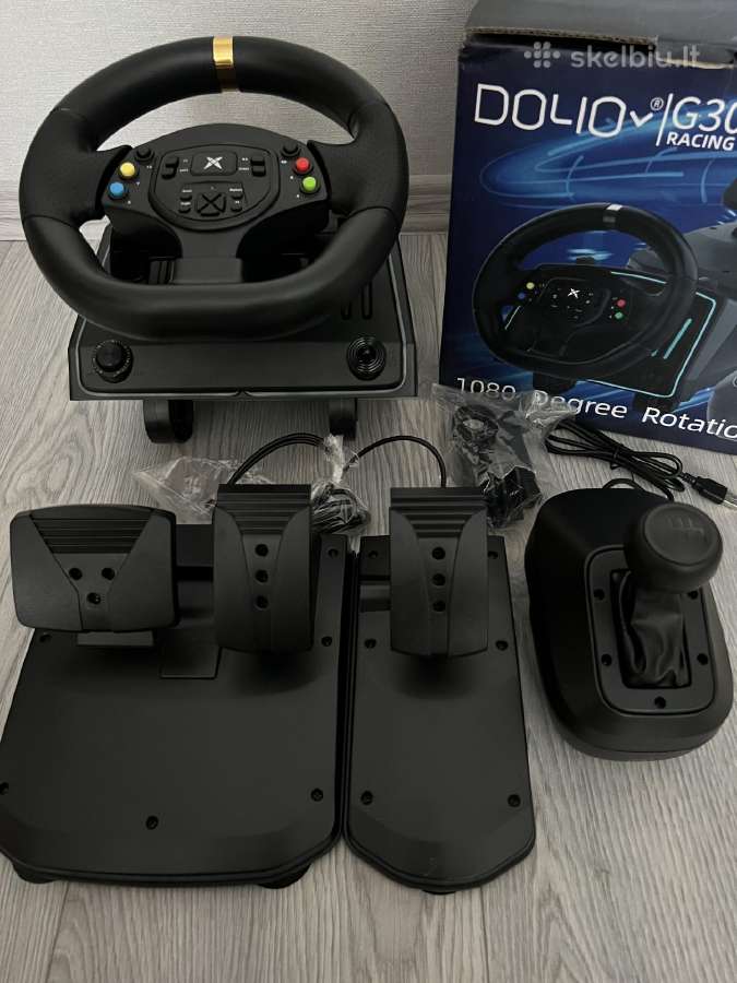 Žaidimų vairo komplektas „Doyo G30 Racing Wheel“ - nuotraukos Nr. 2
