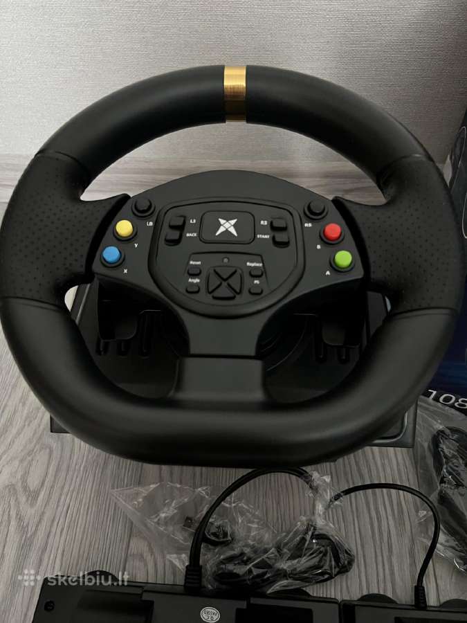 Žaidimų vairo komplektas „Doyo G30 Racing Wheel“ - nuotraukos Nr. 3