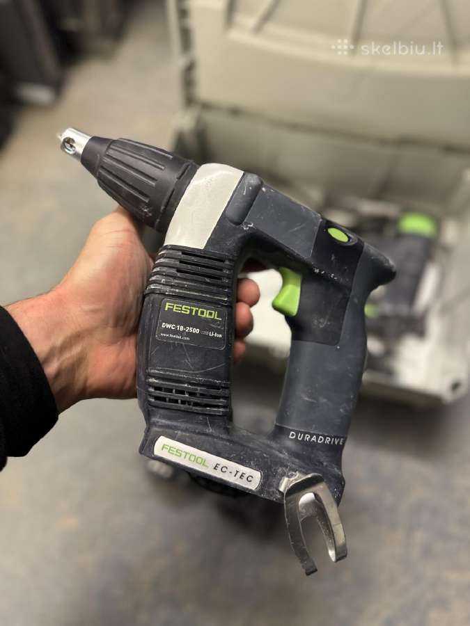 Festool Dwc18-2500 gipso suktukas - nuotraukos Nr. 4