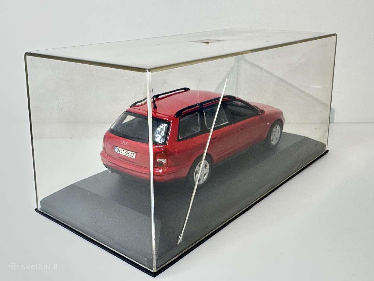 Audi A4 Avant B5 1995 raudona 1:43 Minichamps - nuotraukos Nr. 7