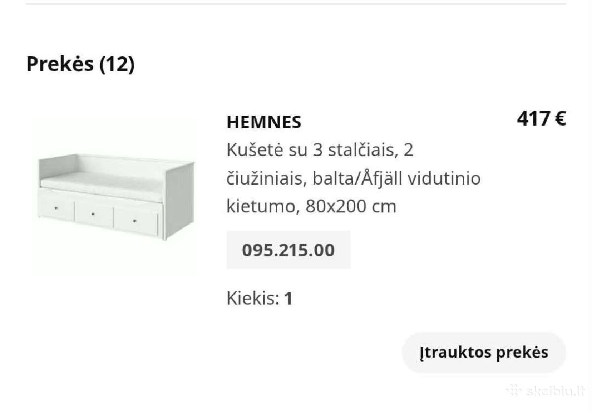Kušetė Hemnes - nuotraukos Nr. 4